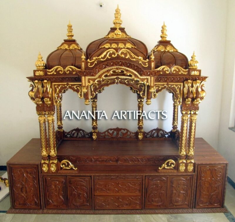 Iskon Altar Design For Home