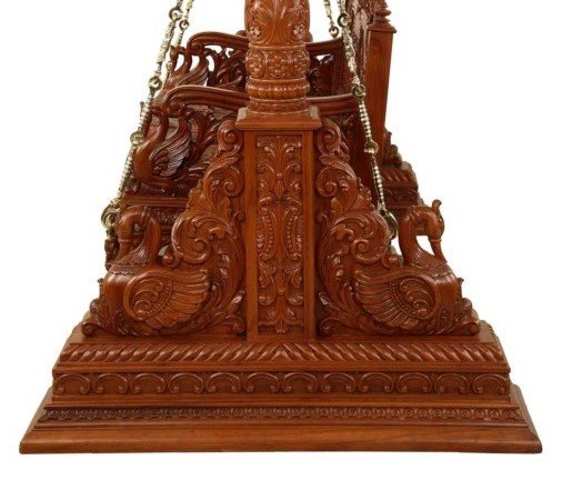 Wood Jhoola Royal Carving