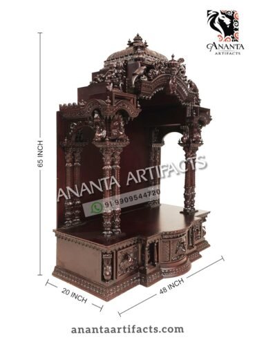 Wooden Carved Temple For Home