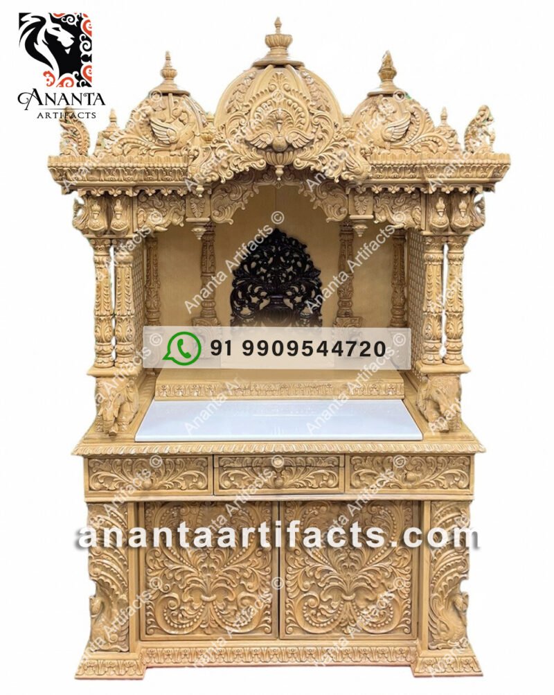 Sevan Wood Temple with storage cabinets in usa
