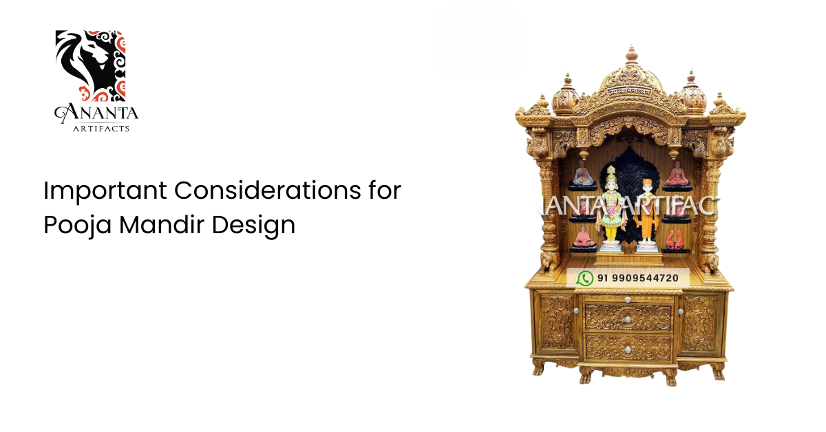 Important Considerations for Pooja Mandir Design