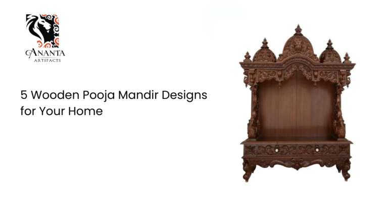 5 Wooden Pooja Mandir Designs for Your Home