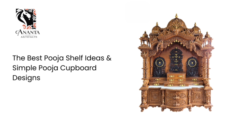 The Best Pooja Shelf Ideas & Simple Pooja Cupboard Designs