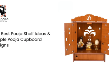 The Best Pooja Shelf Ideas & Simple Pooja Cupboard Designs