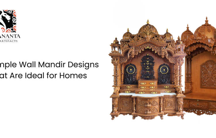 Simple Wall Mandir Designs That Are Ideal for Homes