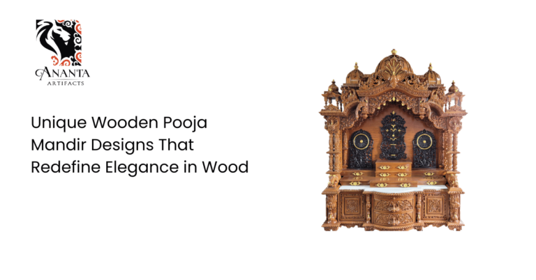 Unique Wooden Pooja Mandir Designs That Redefine Elegance in Wood